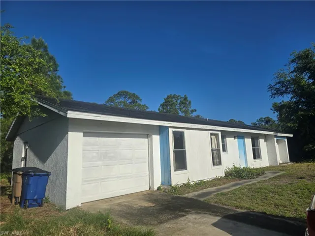 Front of structure