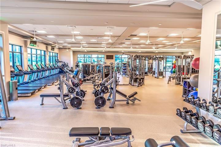 Huge fitness center for The Vineyards members