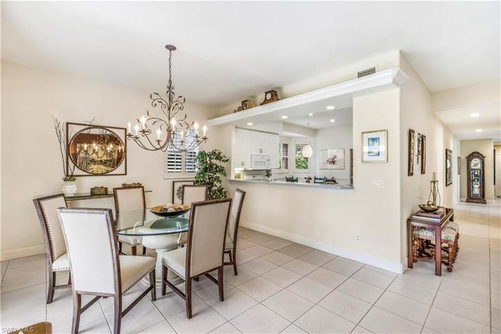 Dining area off of kitchen