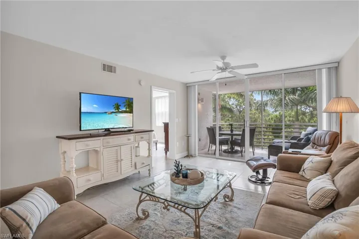 Living room with plenty of natural light