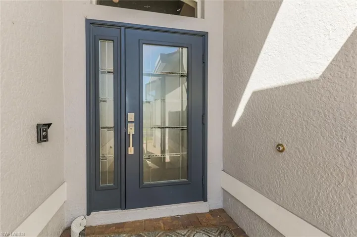 View of exterior entry