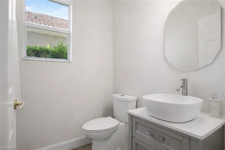 half bath downstairs