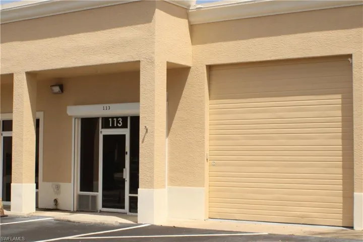 Doorway to property with a warehouse