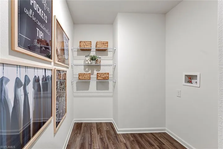 Photos are of a model home or artist rendering. Home may be virtually staged; Laundry room