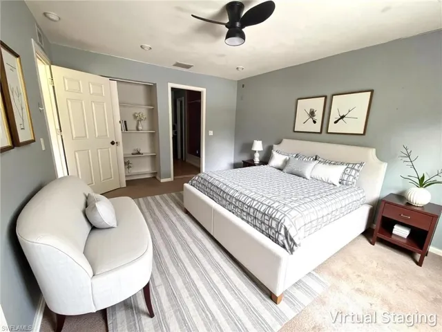 Virtually staged