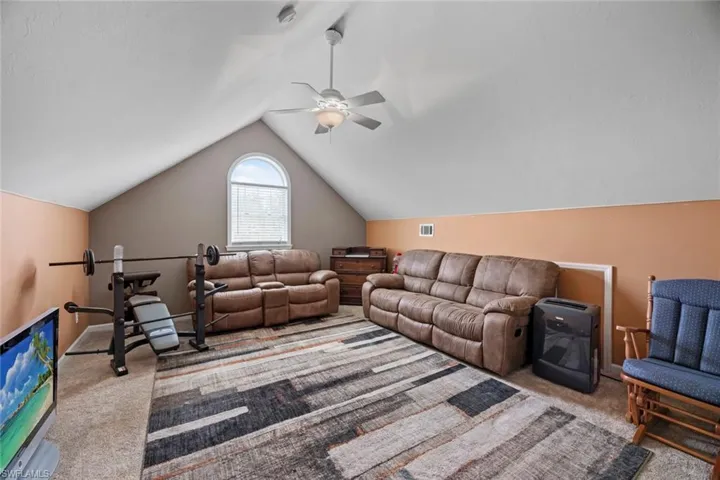 Bonus room above garage