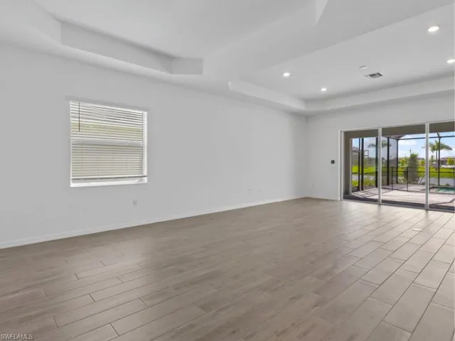 Living area with open concept