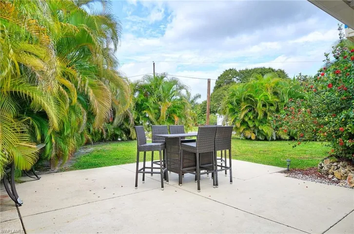 View of patio