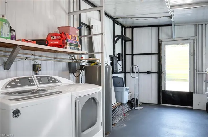 Laundry area featuring washer and dryer