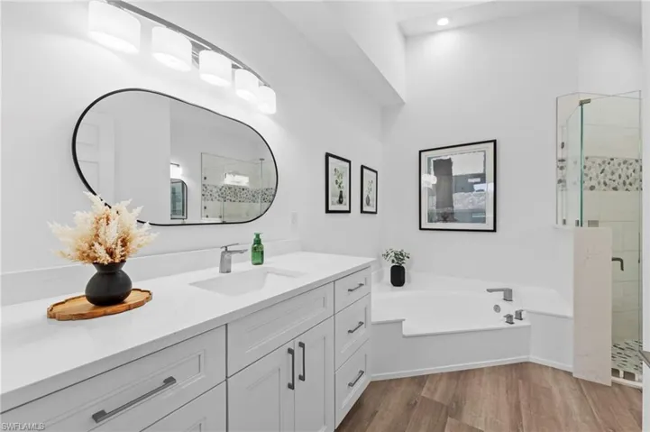 newly updated primary bath