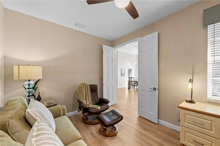 french doors to office