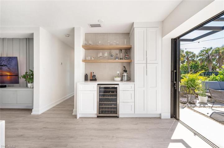 Custom wine bar/coffee station