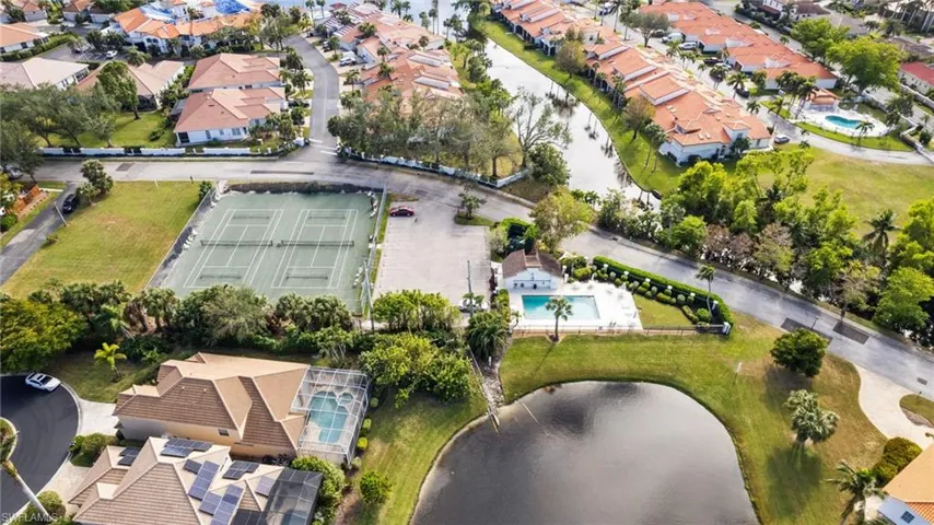 Tennis courts, pickleball courts and the community pool are all close to your condo.