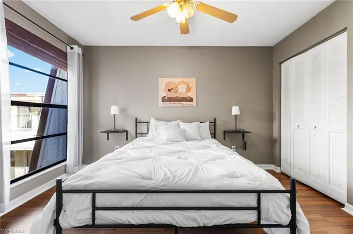 3rd bedroom has lots of closet/storage space. Natural light spills in!