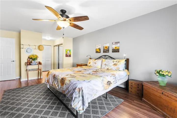 Oversized primary suite offers and ensuite bath.