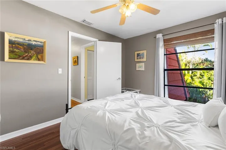 3rd bedroom has lots of storage and closet space.