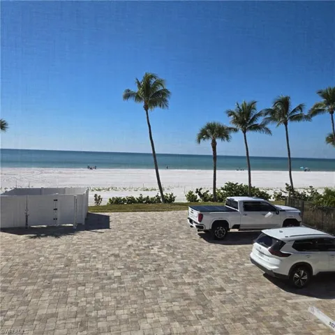 Water view featuring nearby beach