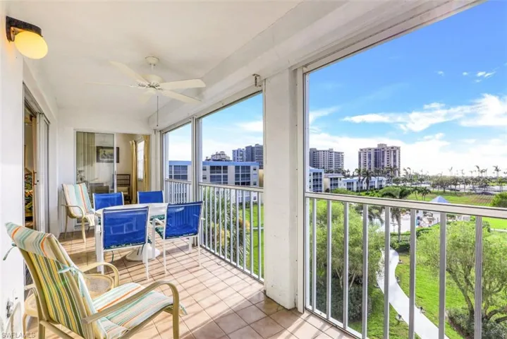 Spacious porch