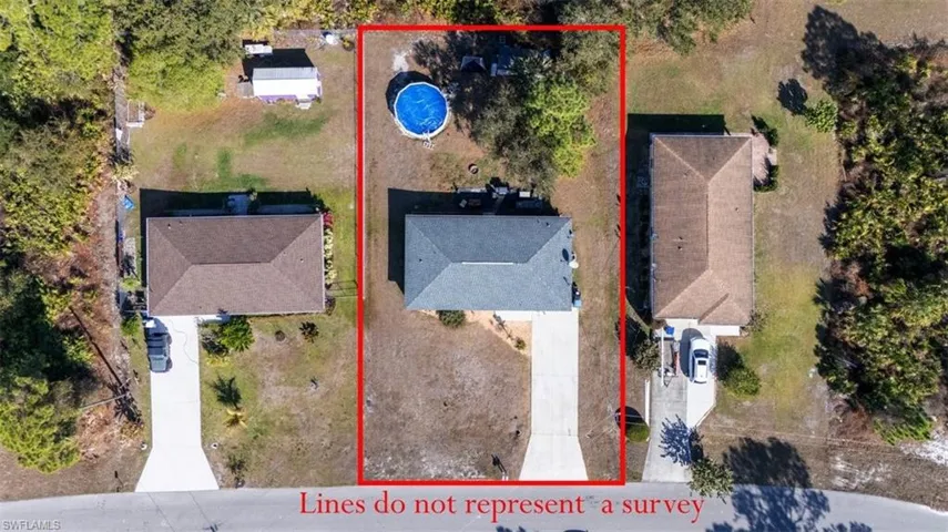 View of property location featuring property parcel outlined