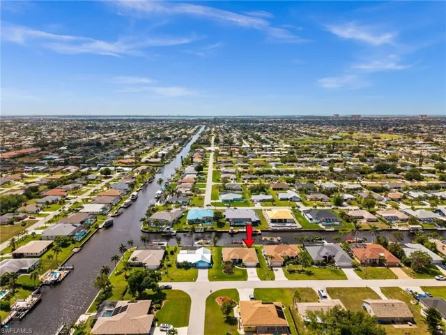Aerial View with Gulf Access Canal