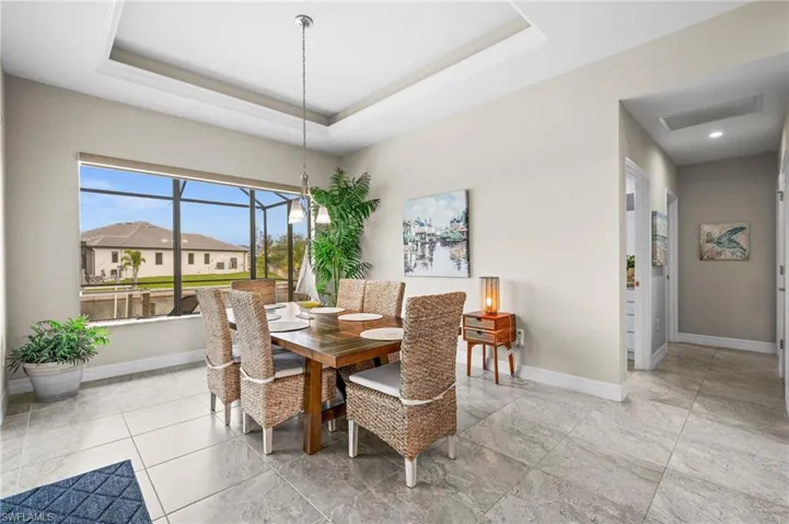 Really large dining area