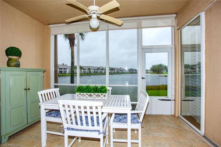Enclosed lanai, dining with a view