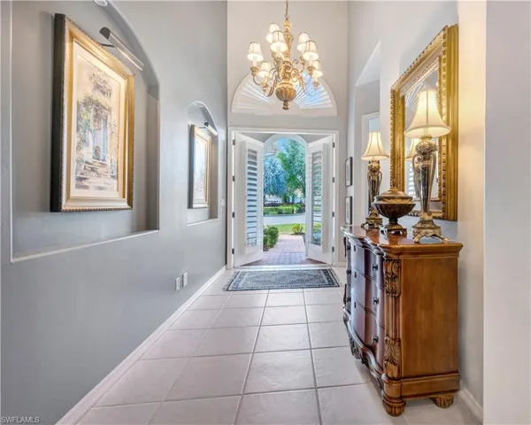 Foyer looking into the front yard