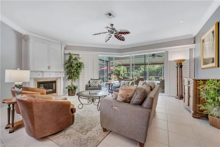 Living room w/ f