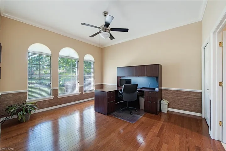 4th bedroom being used as an office