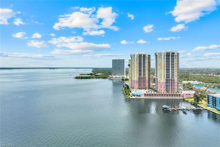 Water view featuring nearby urban area