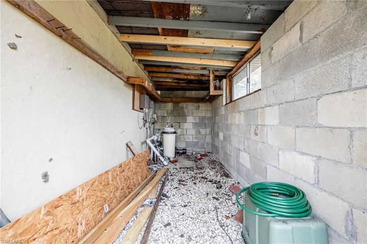 View of basement