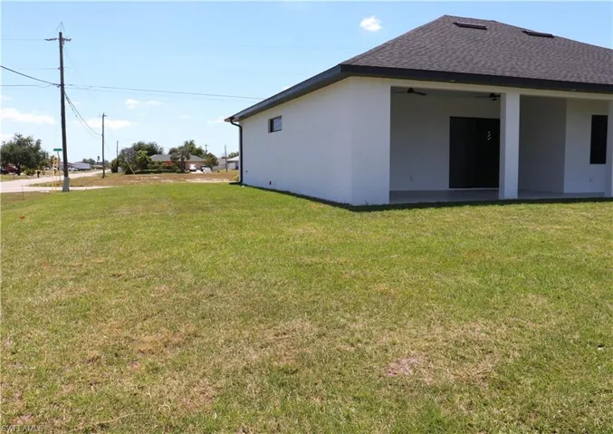 Side of the property