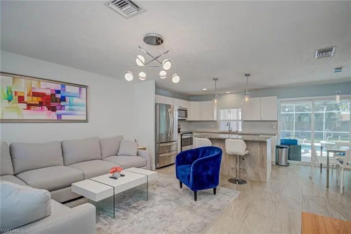 View of living area