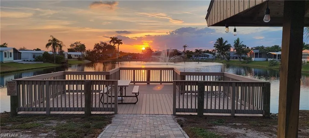Fishing Dock at sunset