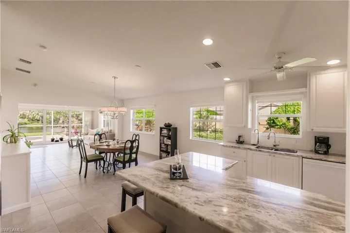 Spacious, Open and light with all the windows.