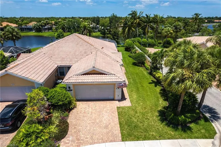 Birds eye view of property.