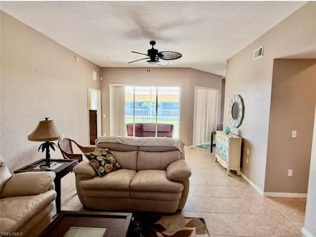 Freshly painted living room.