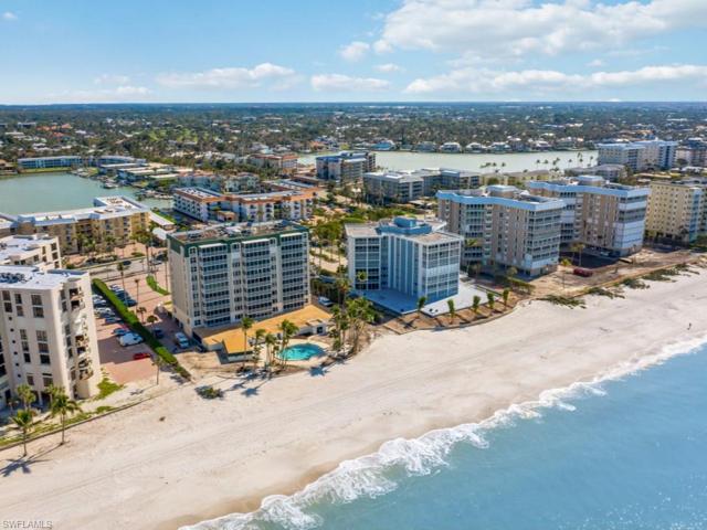 Looking south over the Gulf of Mexico, The Martinique Club, and the Moorings Bay.