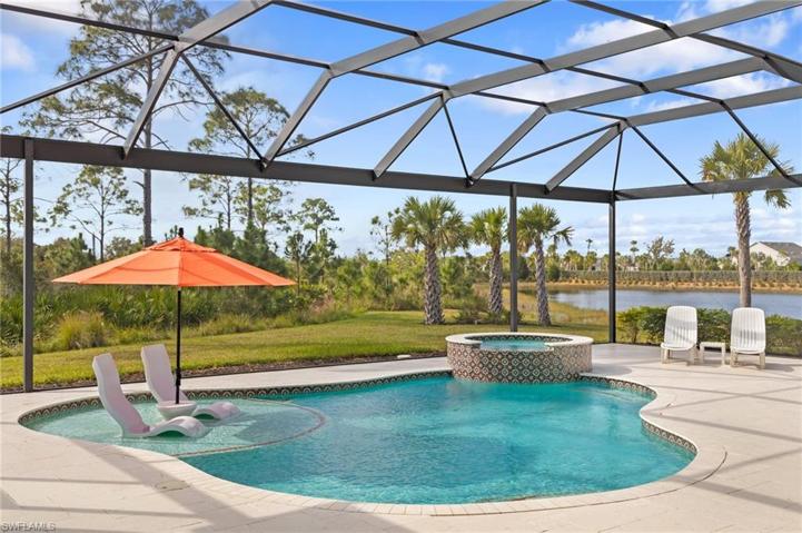 Poolside view to the lakeSalt water; gas heated pool