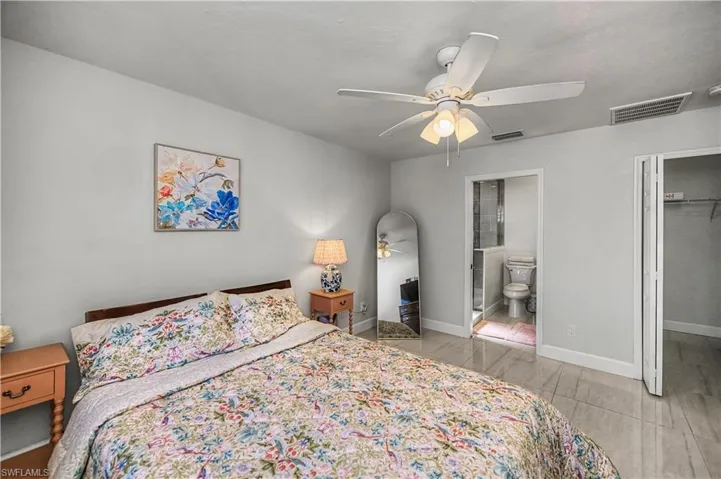 Primary Bedroom with Walk In Closet