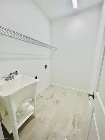 Laundry tub and Washer & Dryer hookups.