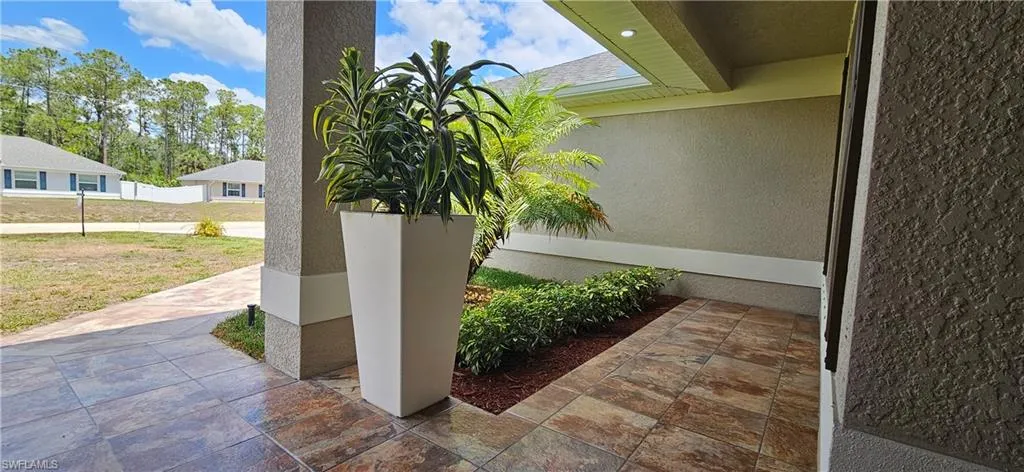 View of patio