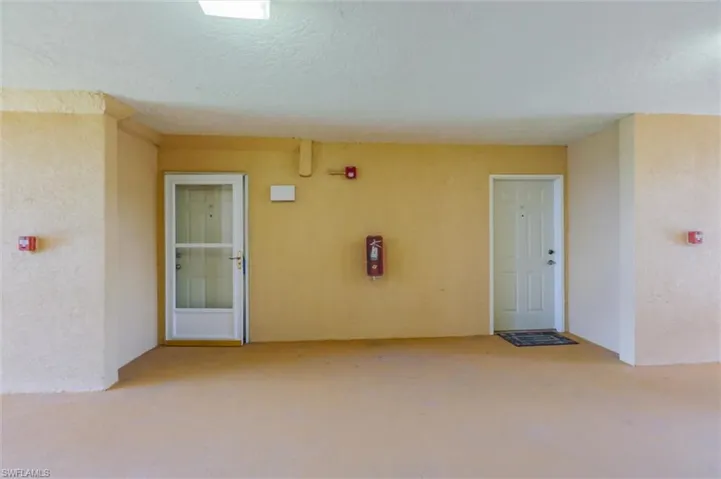 Spare room with a textured ceiling