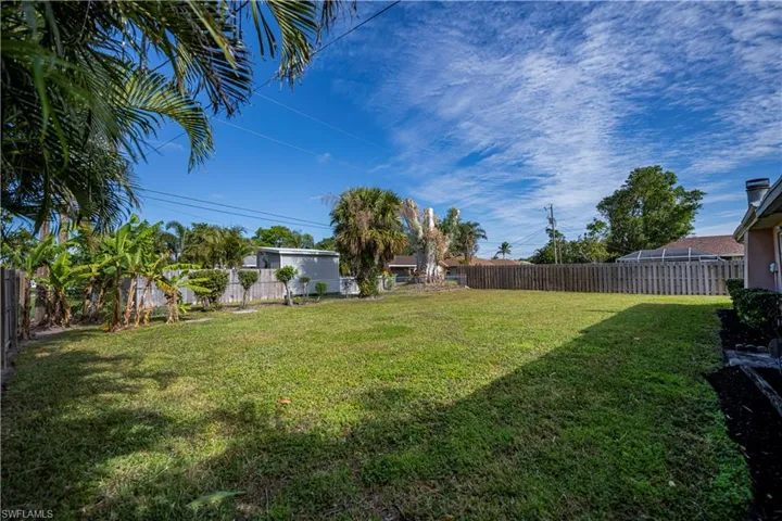 View of fenced in yard
