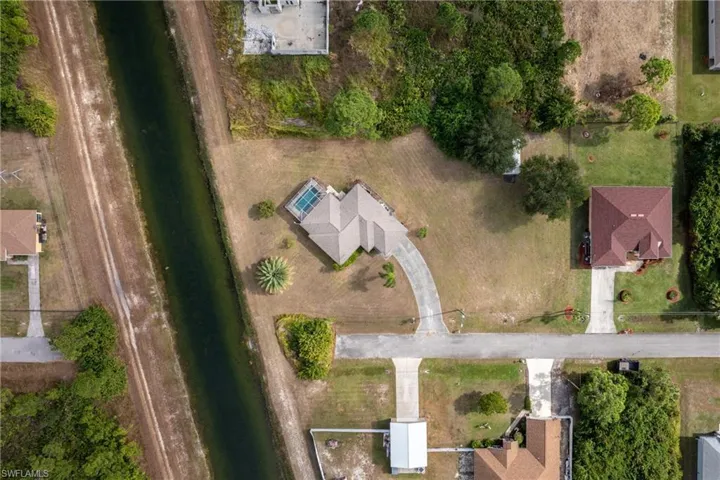 Aerial overview of property's location