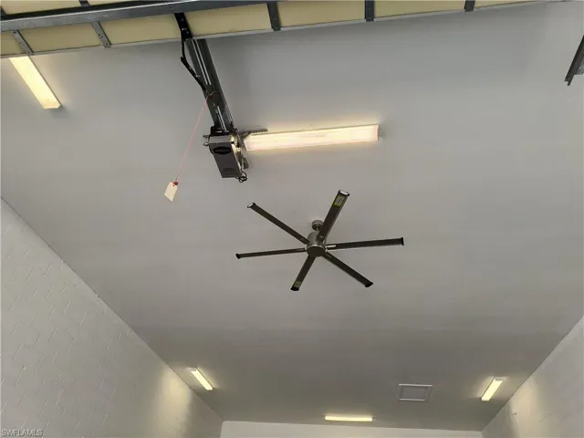 Ceiling fan and LED lighting