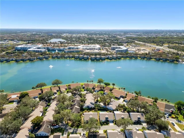 View of urban area featuring a large body of water