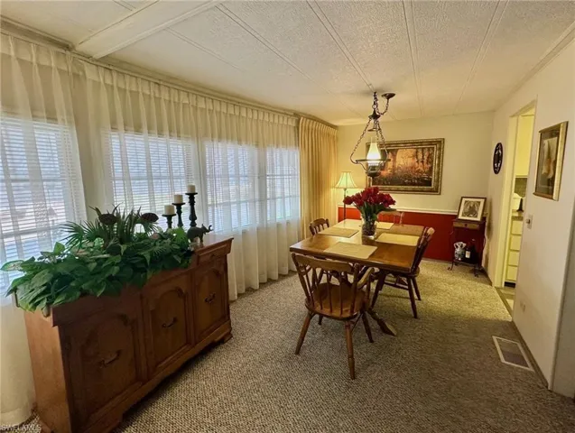 Beautiful newer carpet in the Living area and Bedrooms.