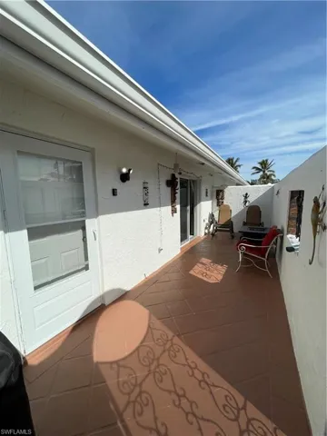 View of patio