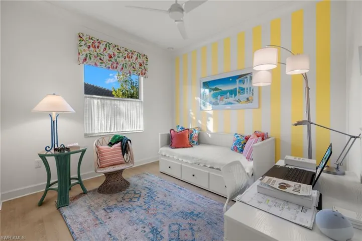 Cheerful 2nd bedroom also features brand new LVP flooring!